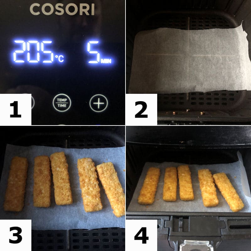 How to cook frozen Fish Fingers in air fryer Aiir Fryer