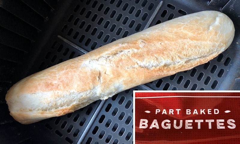 How to cook Part Baked Baguettes in air fryer